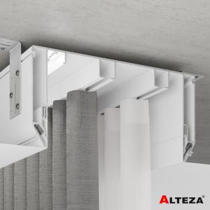 Профиль карниз Gardina P 70, двухрядный белый, Alteza 200см