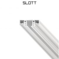 Профиль карниз SLIM ROAD 01, белый, однорядный, 200см. Kraab Systems