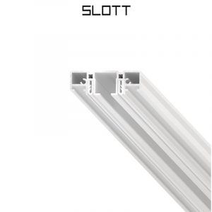 Профиль карниз SLIM ROAD 01, белый, однорядный, 200см. Kraab Systems