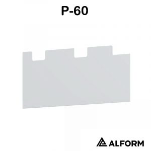 Торцевая заглушка для карниза P 60 Алформ белый
