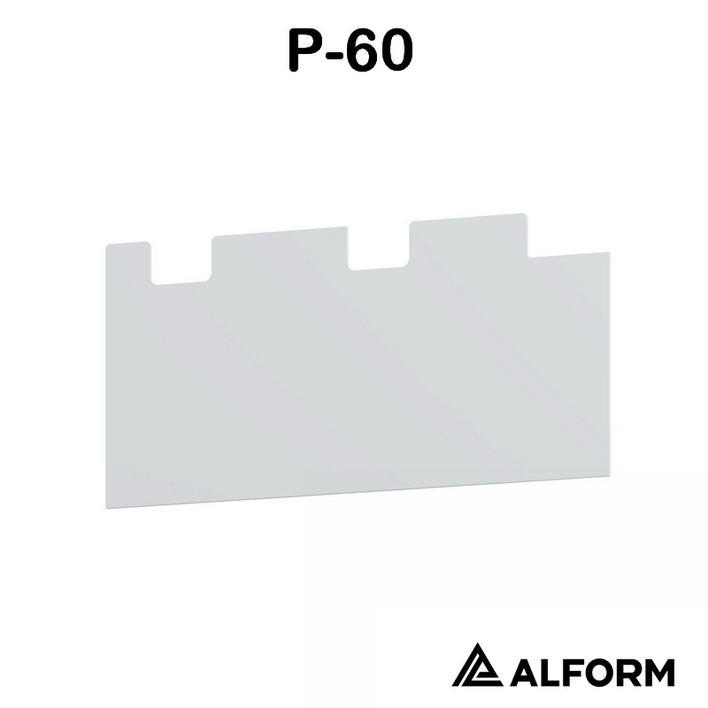 Торцевая заглушка для карниза P 60 Алформ белый Торцевая заглушка для карниза P 60 Алформ белый