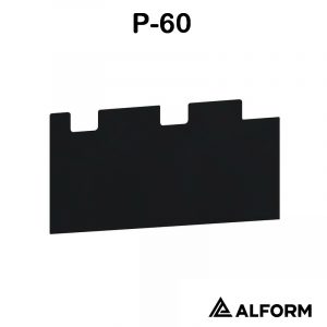 Торцевая заглушка для карниза P 60 Алформ черная