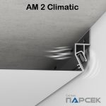 AM 2 Climatic теневой вентиляционный профиль PARSEK, чёрный, 2м