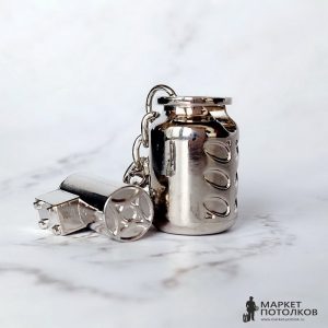 Брелок для ключей (баллон и пушка) металл