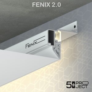 Парящий профиль FENIX 2.0 с рассеивателем, белый, 2м.