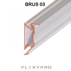 Профиль Flexy BRUS 03 конструкционный для ниш 200см, неокрашенный