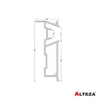 Профиль Optima LED 70 Alteza для перехода уровня с подсветкой — изображение 3