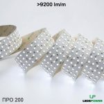 Светодиодная лента четырехрядная 2835 448м (47Втм) 24В нейтральная, серия ПРО200 LEDS POWER