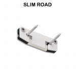 Торцевая заглушка SLIM ROAD 01 для однорядного карниза, белая