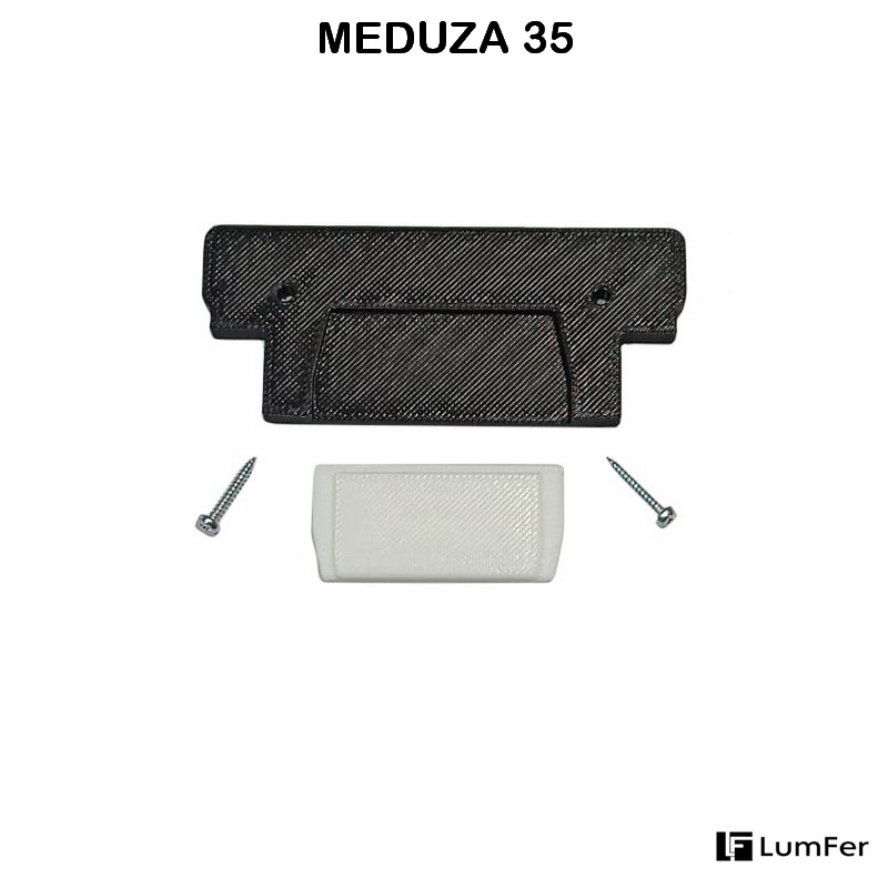 Торцевая заглушка Meduza 35 белая Торцевая заглушка Meduza 35 белая