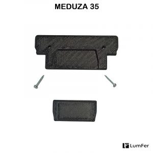 Торцевая заглушка Meduza 35 черная