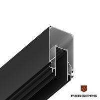 ВП 23 - Линейная вентиляция для гипсокартона FerGipps, чёрный
